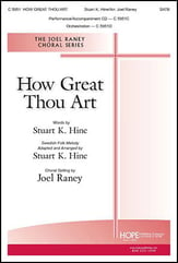 How Great Thou Art SATB choral sheet music cover